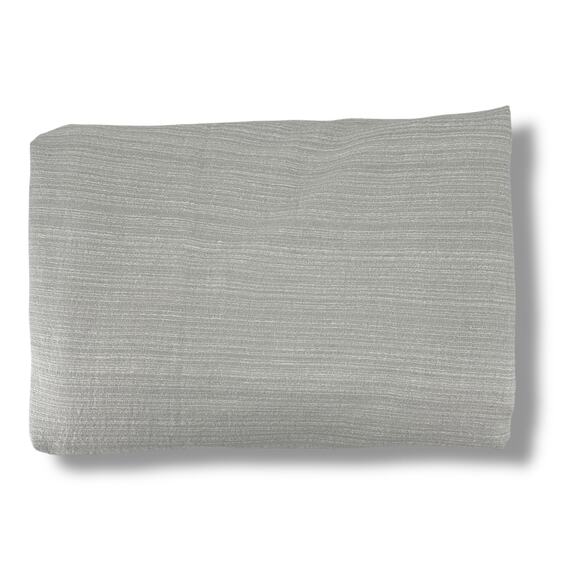 Restoration Hardware Striated Cotton Linen Duvet Cover King Size Mist Gray - Picture 1 of 7
